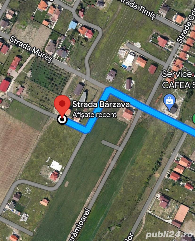 Parcele de vanzare in Dumbravita, zona Mures/ 135 euro mp